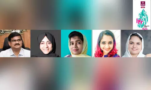 വ​നി​ത​ക​ൾ​ക്കാ​യി മാ​ധ്യ​മം-​മ​ല​ബാ​ർ ഗോ​ൾ​ഡ് ‘ലീ​ഡ​ർ​ഷി​പ്’ കാ​മ്പ​യി​ൻ;  ഹെ​ർ സ്റ്റോ​റി അ​ൺ​ഫോ​ൾ​ഡ്സ്: സം​വാ​ദം നാ​ളെ യൂ​ണി​റ്റി വി​മ​ൻ​സ് കോ​ള​ജി​ൽ