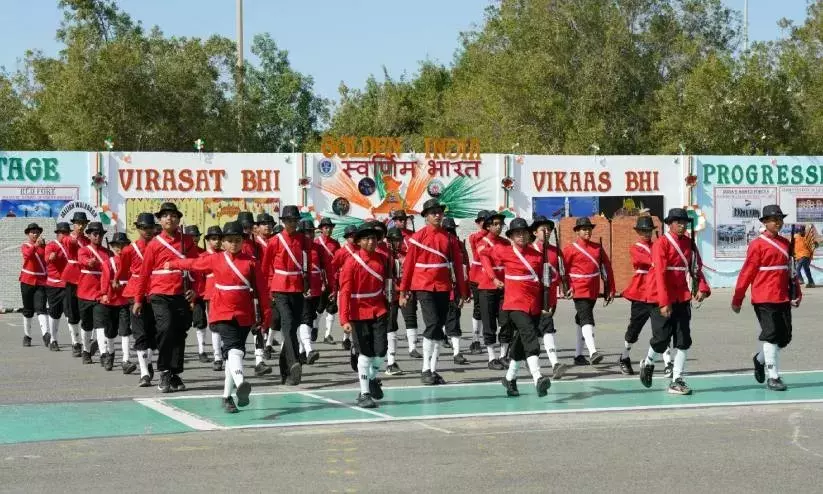 വർണാഭമായ പരിപാടികളൊരുക്കി ജിദ്ദ ഇന്ത്യൻ സ്‌കൂളിൽ റിപ്പബ്ലിക് ദിനാഘോഷം