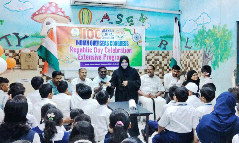 ഐ.​ഒ.​സി മ​ക്ക സെ​ൻ​ട്ര​ൽ ക​മ്മി​റ്റി റി​പ്പ​ബ്ലി​ക് ദി​നം ആ​ഘോ​ഷി​ച്ചു