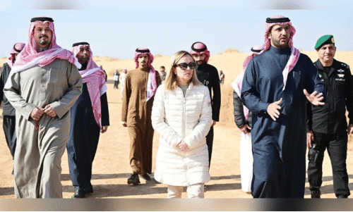 അ​ൽ​ഉ​ല​യി​ലെ ച​രി​ത്ര​സ്ഥ​ല​ങ്ങ​ൾ ഇ​റ്റാ​ലി​യ​ൻ പ്ര​ധാ​ന​മ​ന്ത്രി സ​ന്ദ​ർ​ശി​ച്ചു