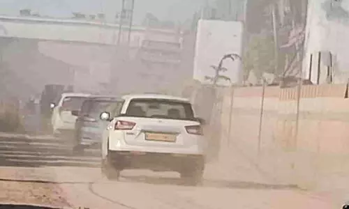 അരൂർ-തുറവൂർ ഉയരപ്പാത നിർമാണം: പൊടിശല്യം രൂക്ഷം