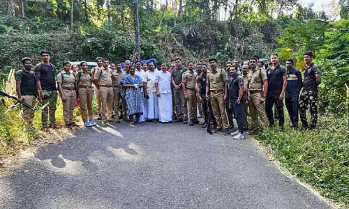പു​ലി ആ​ടി​നെകൊ​ന്ന സം​ഭ​വം: ഇ​രു​മ്പ​ക ചോ​ല​യി​ൽ കാ​ൽ​പ്പാ​ടു​ക​ൾ ക​ണ്ടെ​ത്തി