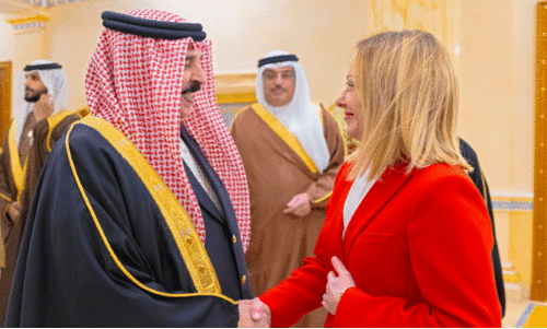 ഇ​റ്റാ​ലി​യ​ൻ പ്ര​സി​ഡ​ന്‍റിന് ബ​ഹ്റൈ​നി​ൽ ഊഷ്മള വരവേൽപ്പ്