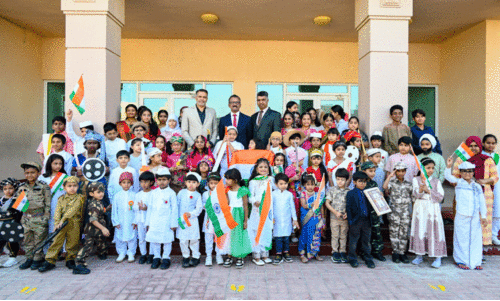 ശാ​ന്തി​നി​കേ​ത​ൻ സ്കൂ​ളി​ൽ റി​പ്പ​ബ്ലി​ക് ദി​നാ​ഘോ​ഷം