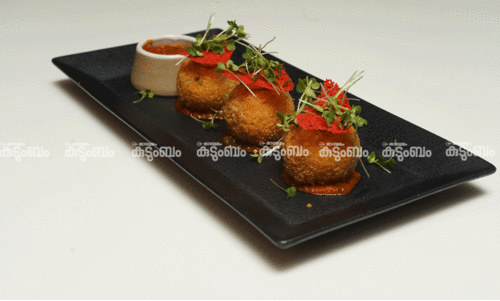 കോഴി കൊണ്ടുണ്ടാക്കാവുന്ന കിടിലൻ വിഭവം. ചിക്കൻ ക്രൊക്കറ്റ്സ് (chicken croquettes)