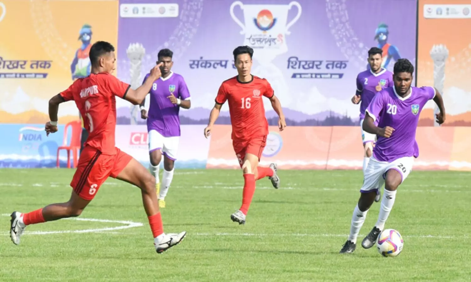 ദേശീയ ഗെയിംസ് ഫുട്ബാൾ: മണിപ്പൂരിനെ വീഴ്ത്തി കേരളം തുടങ്ങി, ജയം 1-0ത്തിന്
