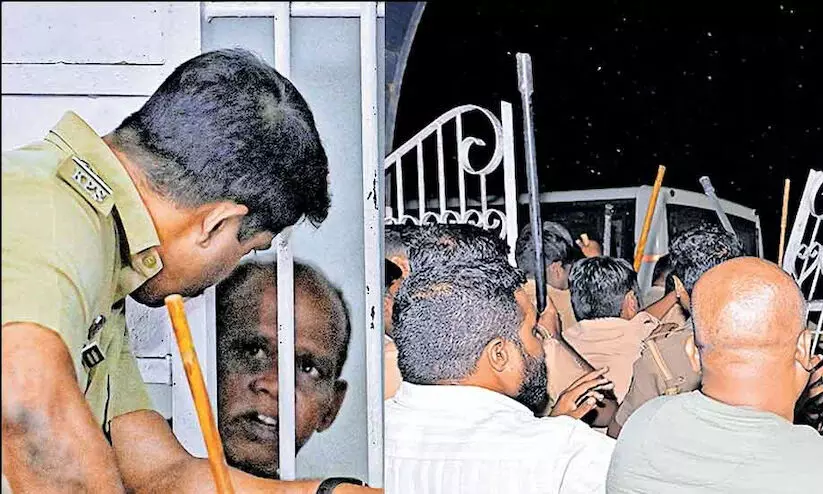 നെന്മാറ ഇരട്ടക്കൊലക്കേസ്: പൊലീസ് സ്റ്റേഷന് മുൻപിൽ പ്രതിഷേധിച്ച 14 പേർക്കെതിരെ കേസ് നെന്മാറ ഇരട്ടക്കൊലക്കേസ്: പൊലീസ് സ്റ്റേഷന് മുൻപിൽ പ്രതിഷേധിച്ച 14 പേർക്കെതിരെ കേസ്