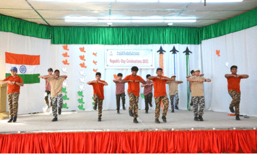 അ​ൽ​മ​നാ​ർ ഇ​ന്റ​ർ​നാ​ഷ​ന​ൽ സ്കൂ​ളി​ൽ റി​പ്പ​ബ്ലി​ക് ദി​നാ​ഘോ​ഷം