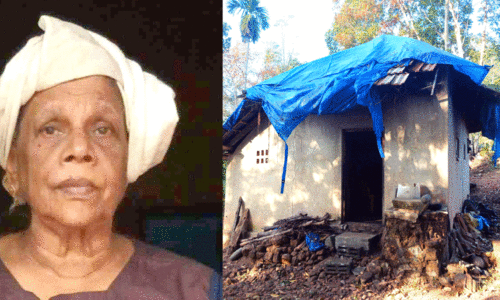 തകർന്ന മേൽക്കൂരക്കു കീഴേ അവഗണന പേറി റംലബീവി