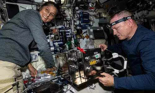 എട്ടു മാസത്തിന് ശേഷം വീണ്ടും ബഹിരാകാശത്ത് നടന്ന് സുനിത വില്യംസും വിൽമോറും -വിഡിയോ