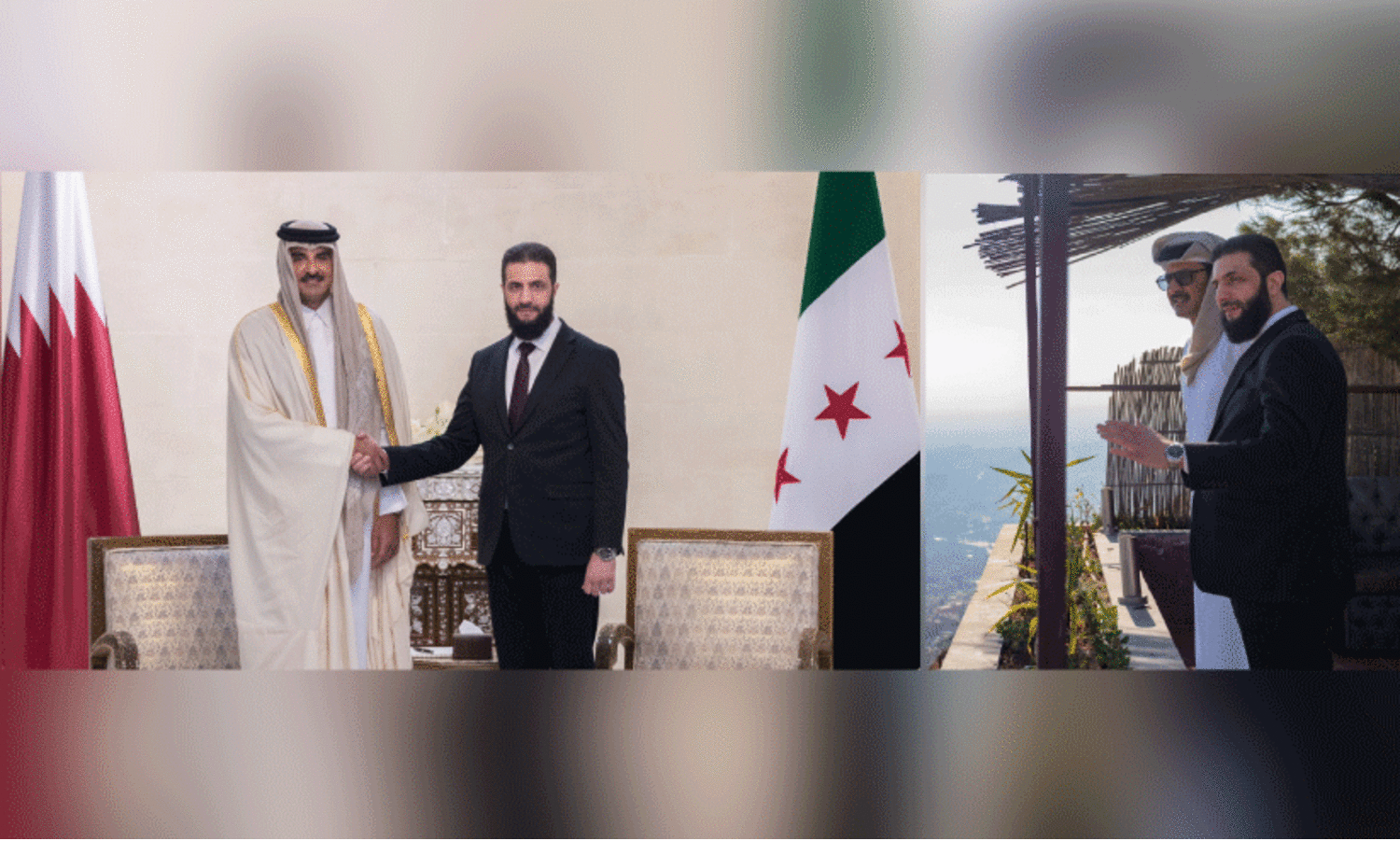 സി​റി​യ​ക്ക് പി​ന്തു​ണ​യു​മാ​യി അ​മീ​റി​ന്റെ സ​ന്ദ​ർ​ശ​നം