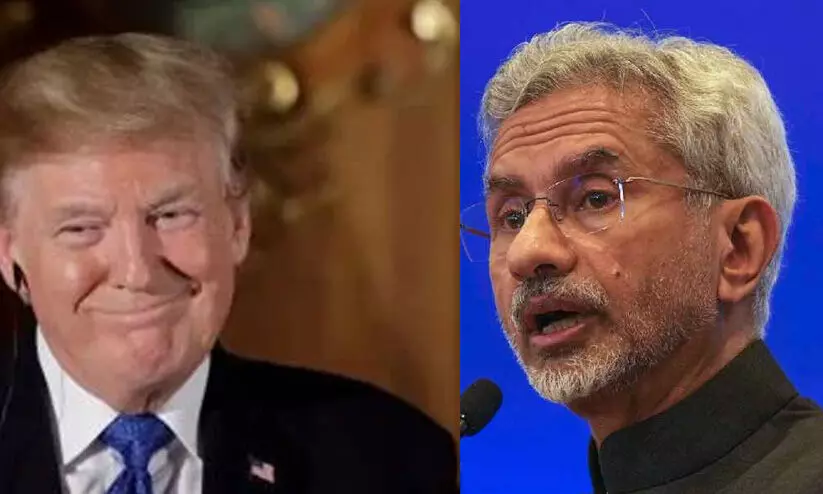 ട്രംപിനെ ‘അമേരിക്കൻ ദേശീയവാദി’ എന്ന് വിശേഷിപ്പിച്ച് ജയശങ്കർ; ഇന്ത്യ-യു.എസ് ബന്ധം ശക്തിപ്പെടുമെന്ന് ട്രംപിനെ ‘അമേരിക്കൻ ദേശീയവാദി’ എന്ന് വിശേഷിപ്പിച്ച് ജയശങ്കർ; ഇന്ത്യ-യു.എസ് ബന്ധം ശക്തിപ്പെടുമെന്ന്