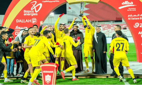 ഖാ​ലി​ദ് ബി​ൻ ഹ​മ​ദ് ക​പ്പ്; പ്ര​ഥ​മ ചാ​മ്പ്യ​ൻ പ​ട്ടം അ​ൽ ഖ​ൽ​ദി​യ എ​സ്.​സി​ക്ക്