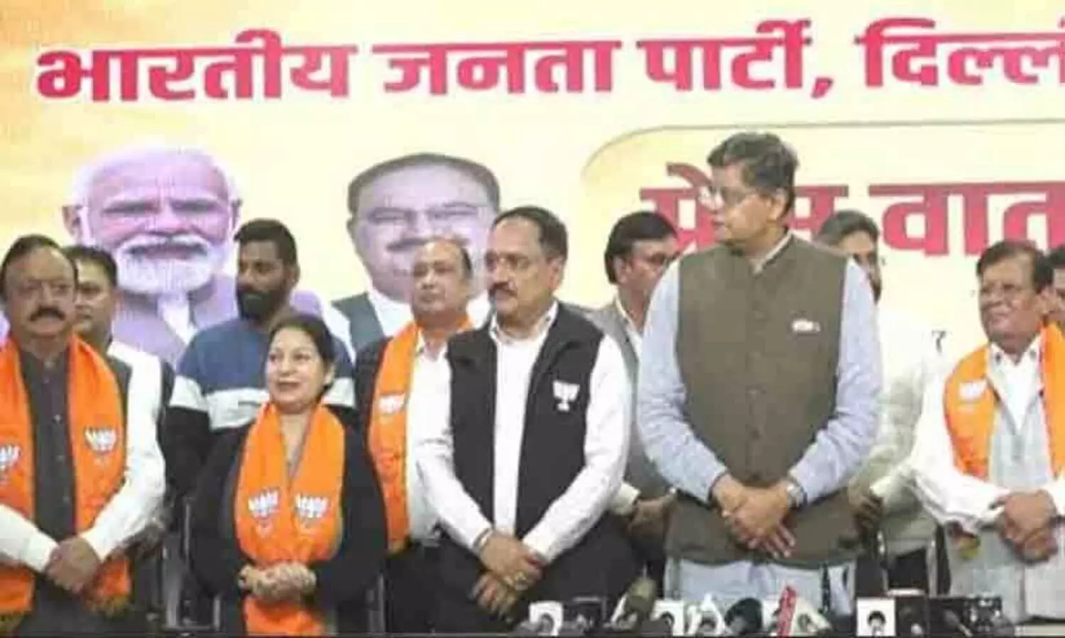 Eight outgoing AAP MLAs join BJP four days ahead of Delhi Assembly polls