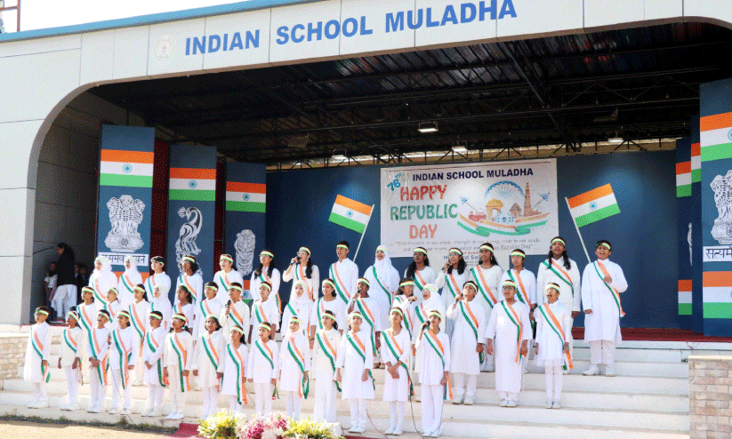 ദേ​ശ​സ്നേ​ഹ നി​റ​വി​ൽ ഇ​ന്ത്യ​ൻ സ്കൂ​ൾ മു​ല​ദ​യി​ൽ റി​പ്പ​ബ്ലി​ക് ദി​നാ​ഘോ​ഷം