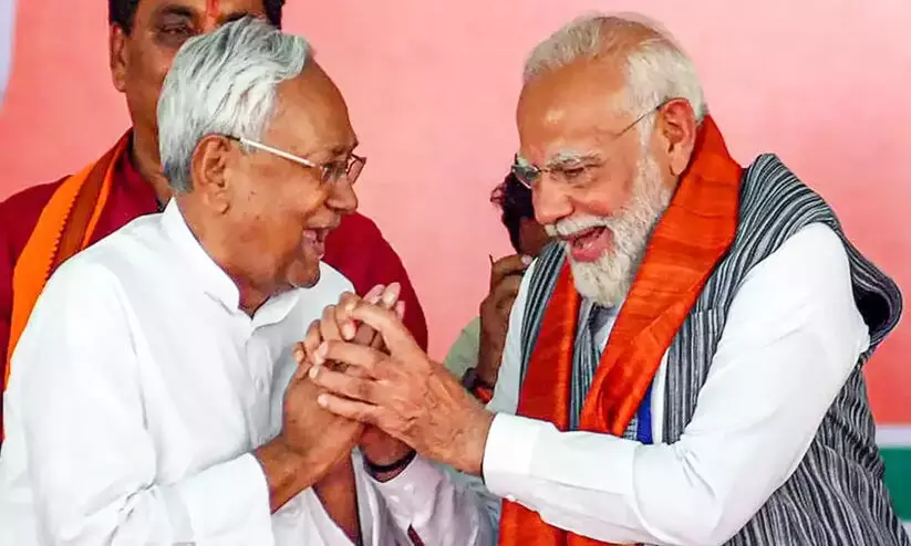 nitish kumar - narendra modi nitish kumar - narendra modi