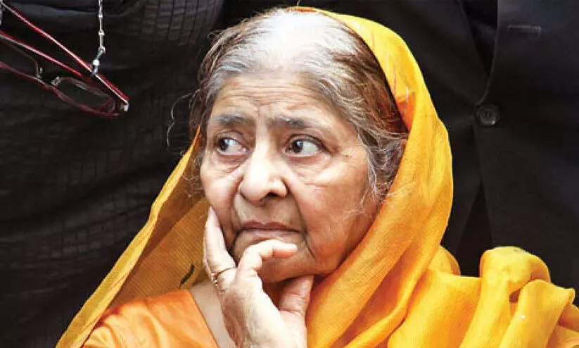 പോരാട്ടം അവസാനിപ്പിച്ച് സകിയ ജാഫരി മടങ്ങി