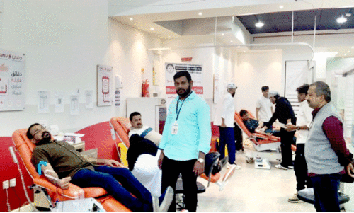 ഖ​സീം പ്ര​വി​ശ്യ​യി​ൽ ര​ക്ത​ദാ​ന ക്യാ​മ്പ്