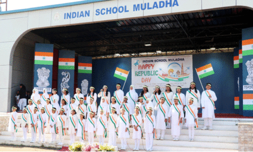 ദേ​ശ​സ്നേ​ഹ നി​റ​വി​ൽ ഇ​ന്ത്യ​ൻ സ്കൂ​ൾ മു​ല​ദ​യി​ൽ റി​പ്പ​ബ്ലി​ക് ദി​നാ​ഘോ​ഷം