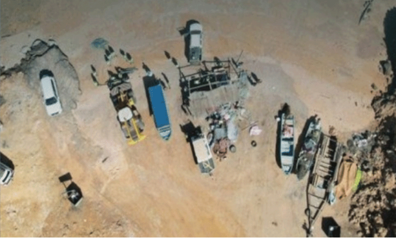 Unauthorized tourist camps