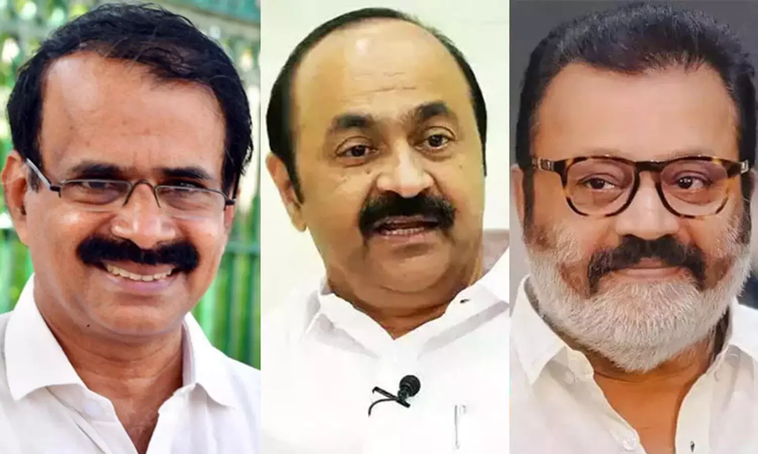 VD Satheesan, George Kurian, Suresh Gopi