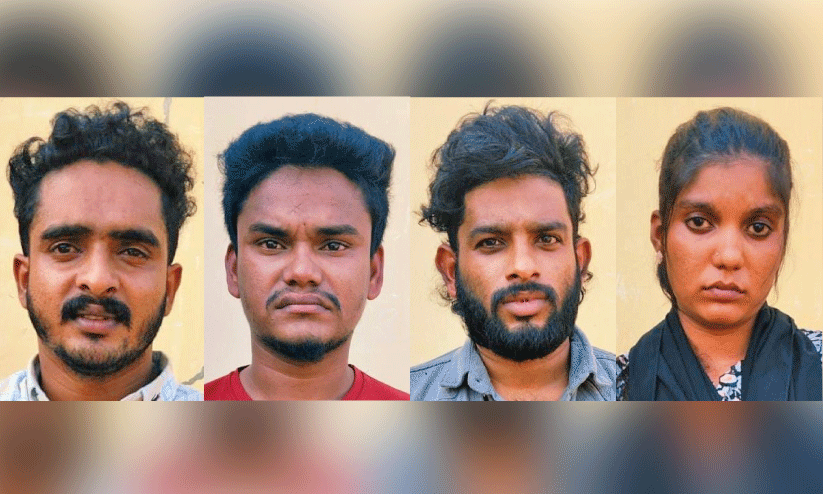 ബാവലിയിൽ വൻ എം.ഡി.എം.എ വേട്ട; യുവതിയടക്കം നാലുപേർ പിടിയിൽ ബാവലിയിൽ വൻ എം.ഡി.എം.എ വേട്ട; യുവതിയടക്കം നാലുപേർ പിടിയിൽ