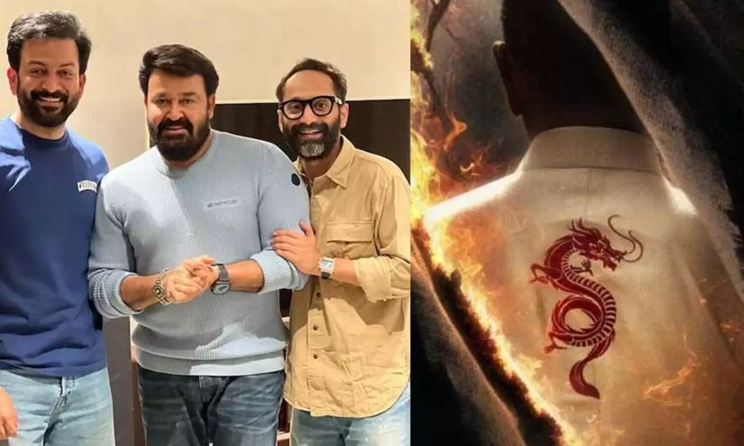 Mohanlal Shares Picture With Prithviraj And Fahadh Faasil, Fans Wonder Is Lucifer Trilogy On The Cards?