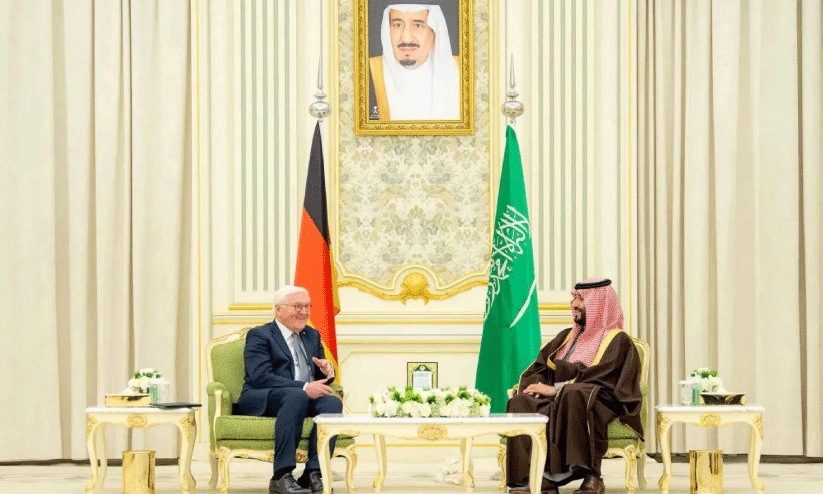 കിരീടാവകാശിയും ജർമൻ പ്രസിഡന്റും ചർച്ച നടത്തി, കിങ് സൽമാൻ പാർക്ക് പദ്ധതി സന്ദർശിച്ചു കിരീടാവകാശിയും ജർമൻ പ്രസിഡന്റും ചർച്ച നടത്തി, കിങ് സൽമാൻ പാർക്ക് പദ്ധതി സന്ദർശിച്ചു