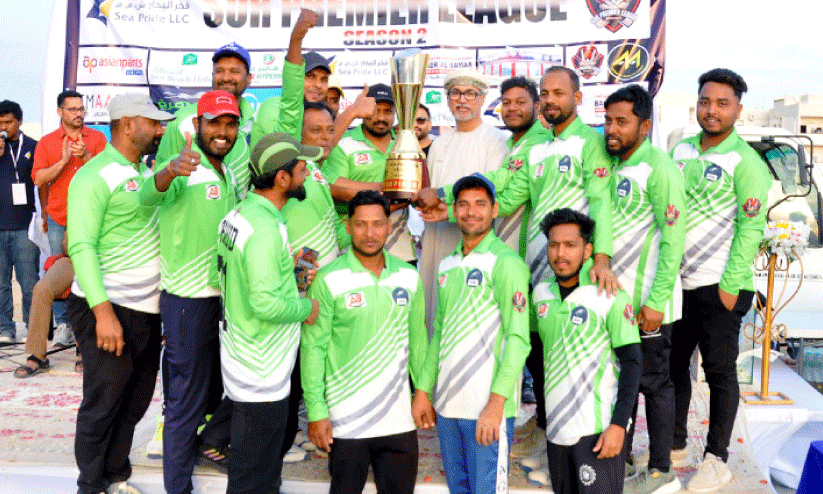 സീ പ്രൈഡ് സൂർ പ്രീമിയർ ലീഗ്: ഈഗ്ൾസ് ജേതാക്കൾ സീ പ്രൈഡ് സൂർ പ്രീമിയർ ലീഗ്: ഈഗ്ൾസ് ജേതാക്കൾ