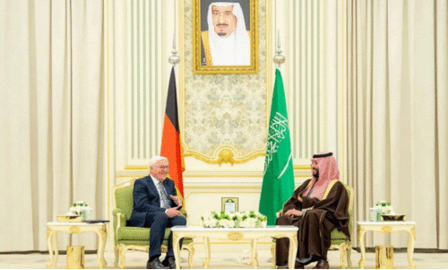 കി​രീ​ടാ​വ​കാ​ശി​യും ജ​ർ​മ​ൻ പ്ര​സി​ഡ​ന്റും ച​ർ​ച്ച ന​ട​ത്തി,   കി​ങ്​ സ​ൽ​മാ​ൻ പാ​ർ​ക്ക് പ​ദ്ധ​തി സ​ന്ദ​ർ​ശി​ച്ചു