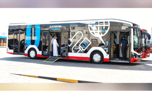 മ​സ്ക​ത്തി​ൽ ഇ​ല​ക്ട്രി​ക് ബ​സു​ക​ളു​മാ​യി മു​വാ​സ​ലാ​ത്ത്