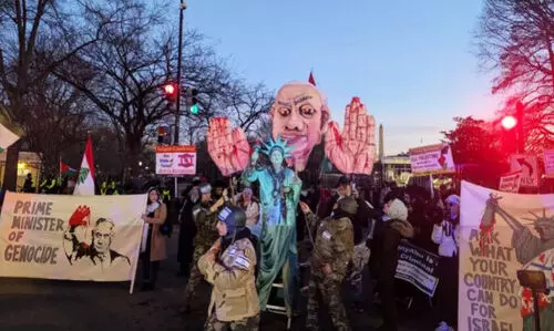 Protest against Donald Trump