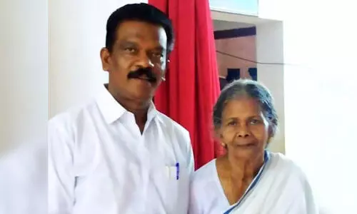 K. Radhakrishnan MPs mother Chinna