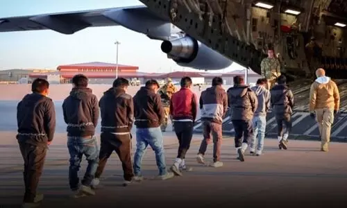 ‘വിമാനയാത്രയിൽ ഉടനീളം കൈകാലുകൾ ബന്ധിച്ചു; വിലങ്ങഴിച്ചത് അമൃത്‌സറിൽ എത്തിയ ശേഷം’