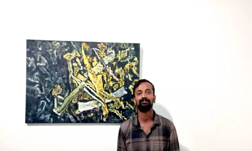 വ​ർ​ണ​ത്തി​ന്‍റെ നി​ഗൂ​ഢ സൗ​ന്ദ​ര്യ​മാ​യി ‘ഗ്ലീ​മി​ങ് ക​ളേ​ഴ്സ്’ ചി​ത്ര​പ്ര​ദ​ർ​ശ​നം