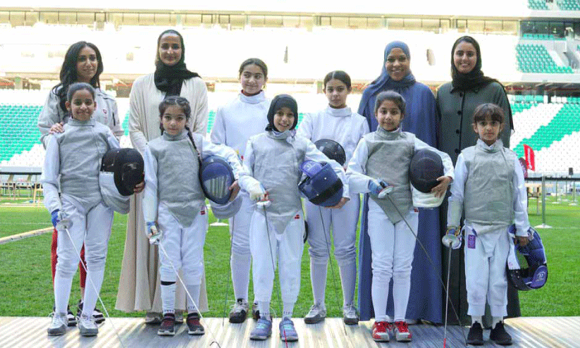 പെ​ൺ​കു​ട്ടി​ക​ൾ​ക്ക് ഫെ​ൻ​സി​ങ്​ പ​രി​ശീ​ല​ന​വു​മാ​യി ഖ​ത്ത​ർ ഫൗ​ണ്ടേ​ഷ​ൻ