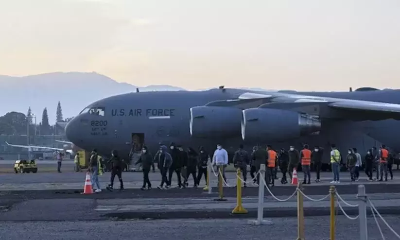 487 ഇന്ത്യക്കാരെ കൂടി നാടു കടത്താൻ അമേരിക്ക 487 ഇന്ത്യക്കാരെ കൂടി നാടു കടത്താൻ അമേരിക്ക