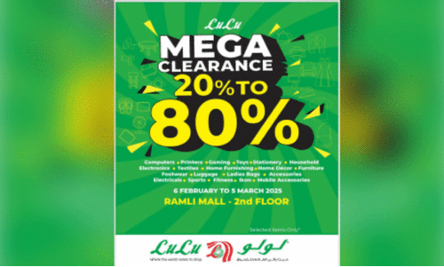 ലു​ലു റം​ലി മാ​ളി​ൽ മെ​ഗാ ക്ലി​യ​റ​ൻ​സ്