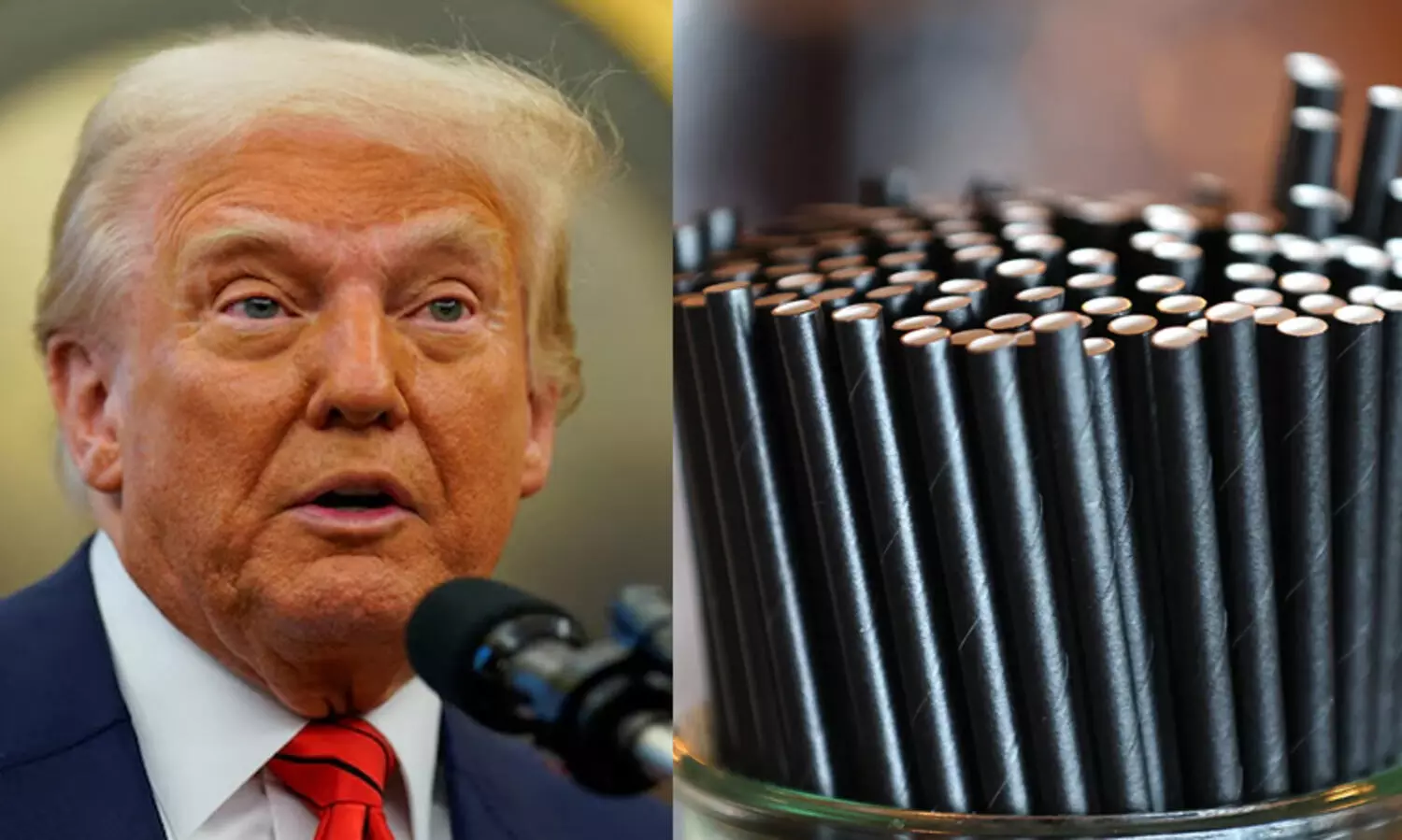 പേപ്പർ സ്‌ട്രോകൾ ഇനി രാജ്യത്ത് വേണ്ട; പ്ലാസ്റ്റിക്കിലേക്ക് മടങ്ങിവരാൻ ആഹ്വാനം ചെയ്ത് ട്രംപ്