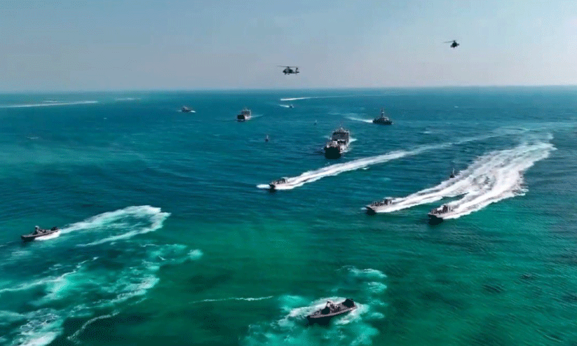 സം​യു​ക്ത സൈ​നി​കാ​ഭ്യാ​സം സം​ഘ​ടി​പ്പി​ച്ചു