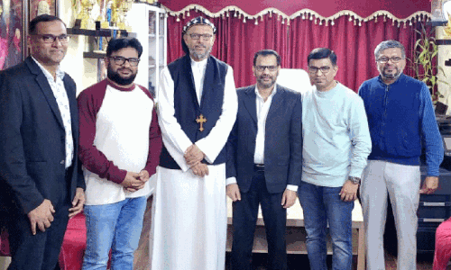 കെ.​ഐ.​ജി നേ​താ​ക്ക​ൾ മോ​ർ കൂ​റി​ലോ​സ് തി​രു​മേ​നി​യെ സ​ന്ദ​ർ​ശി​ച്ചു