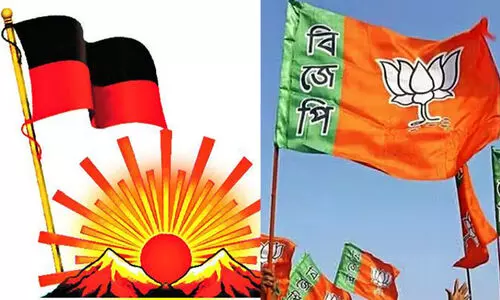 BJP-DMK Flag