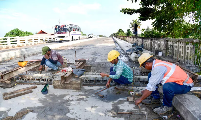 എ.സി റോഡ് നിർമാണം അതിവേഗം; നാലുമാസത്തിനുള്ളിൽ ഉദ്​ഘാടനം