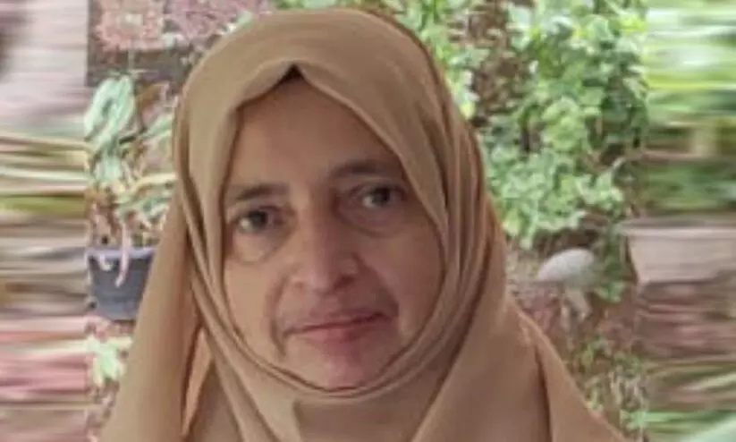 മൈമുന്നിസ റസാഖ് ബംഗളൂരുവിൽ നിര്യാതയായി