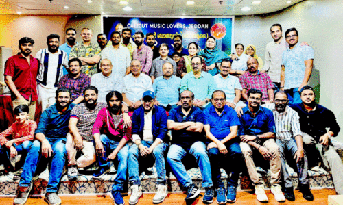 ത​ബ​ലി​സ്റ്റ് ഷാ​ജ​ഹാ​ൻ ബാ​ബു​വി​ന് സം​ഗീ​ത​സാ​ന്ദ്ര​മാ​യ യാ​ത്ര​യ​യ​പ്പ് ഒ​രു​ക്കി കാ​ലി​ക്ക​റ്റ് മ്യൂ​സി​ക് ല​വേ​ഴ്സ്