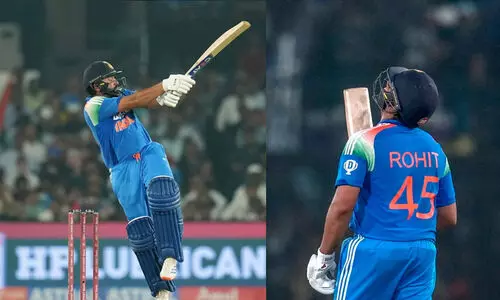 കട്ടക്കിൽ രോഹിത് ഷോ! സെഞ്ച്വറി (76 പന്തിൽ 102*); വിമർശനങ്ങൾക്ക് ബാറ്റുകൊണ്ട് മറുപടി; ഇന്ത്യ രണ്ടിന് 190