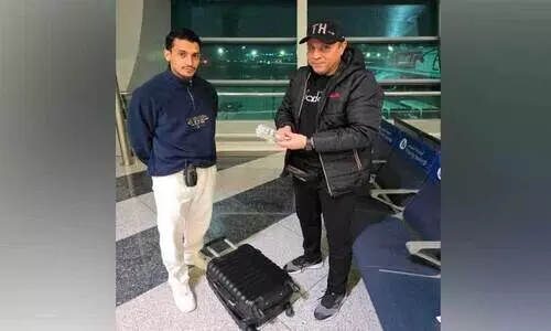 Changed luggage at the airport Changed luggage at the airport