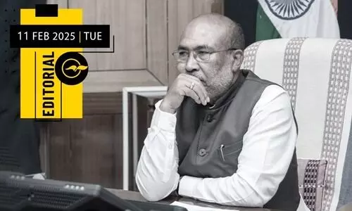 നാട് കത്തിയമർന്ന ശേഷം നാണംകെട്ടൊരു രാജി