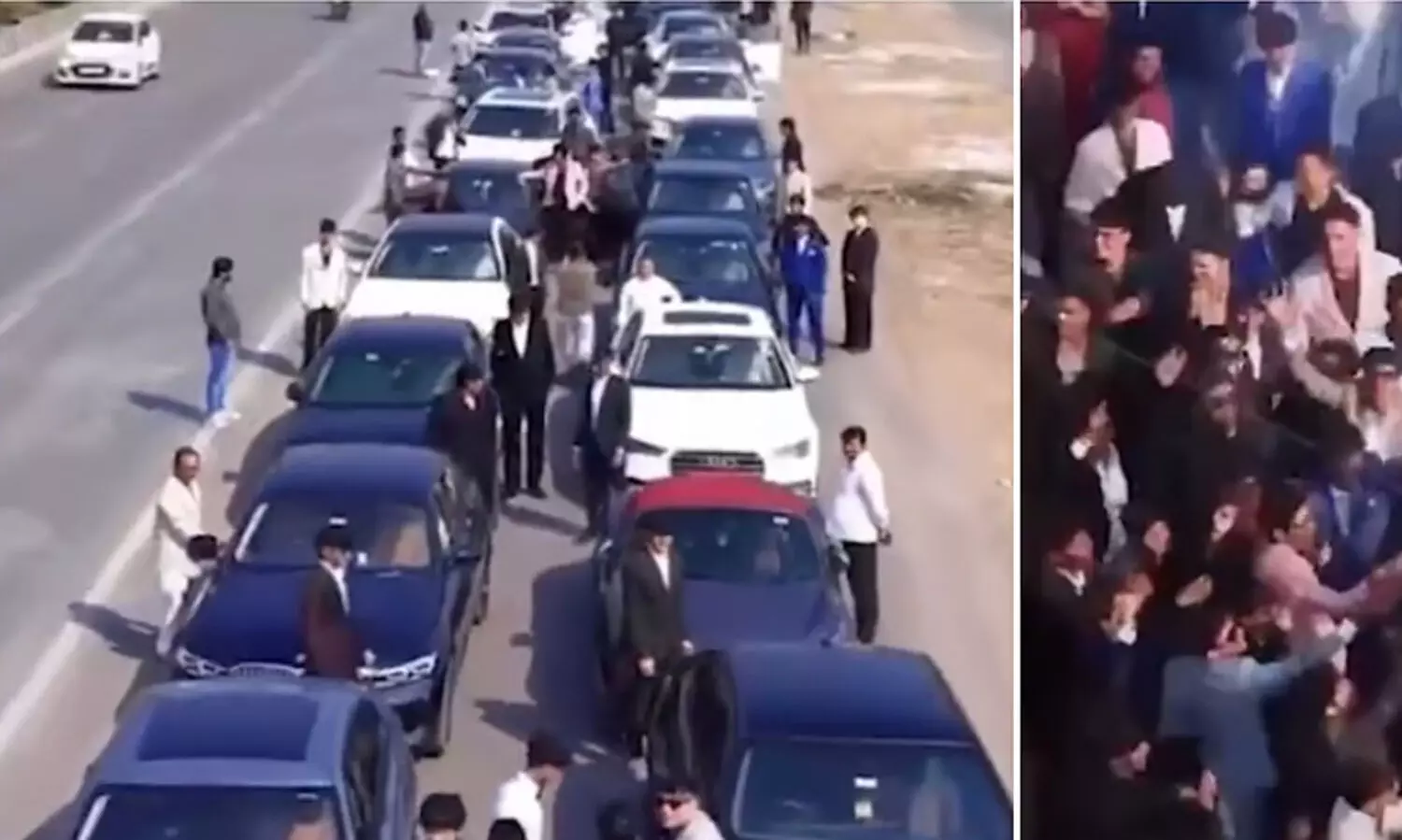 35 ആഡംബര കാറുകളുമായി സ്കൂൾ വിദ്യാർഥികളുടെ റോഡ് ഷോ!; കേസെടുത്ത് പൊലീസ് -വിഡിയോ