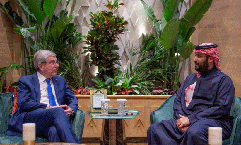 ഒ​ളി​മ്പി​ക് ക​മ്മി​റ്റി പ്ര​സി​ഡ​ന്റു​മാ​യി സൗ​ദി കി​രീ​ടാ​വ​കാ​ശി ച​ർ​ച്ച ന​ട​ത്തി